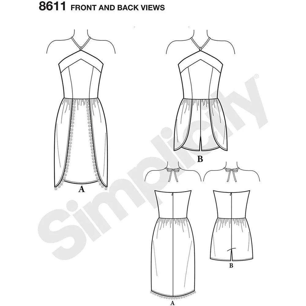Simplicity Sewing Pattern 8611 Misses Dress Romper by Mimi‎ G Style Size 16-24